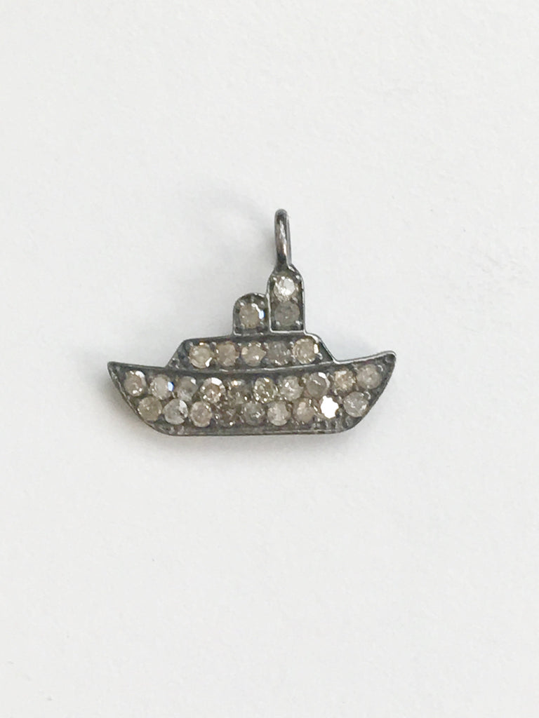 Pave Diamond Charm