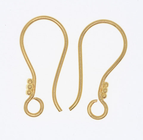 18K Gold Earring Hook 0.56g (Ask for Price)