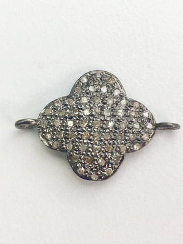 Clove Extender Pave Diamond Charm