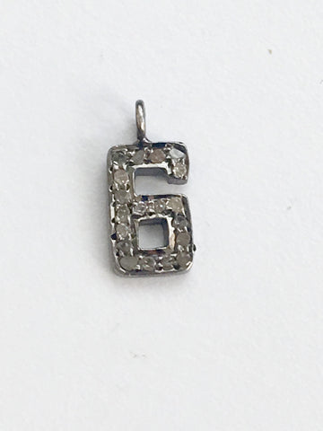 Pave Diamond Charm