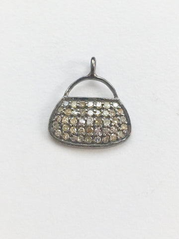 Pave Diamond Charm