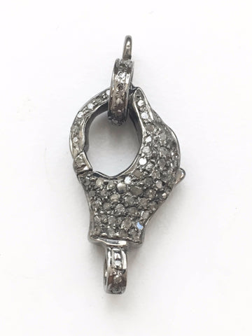 Pave Diamond Clasps