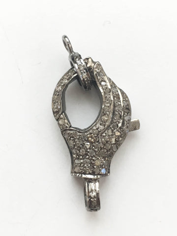 Pave Diamond Clasps