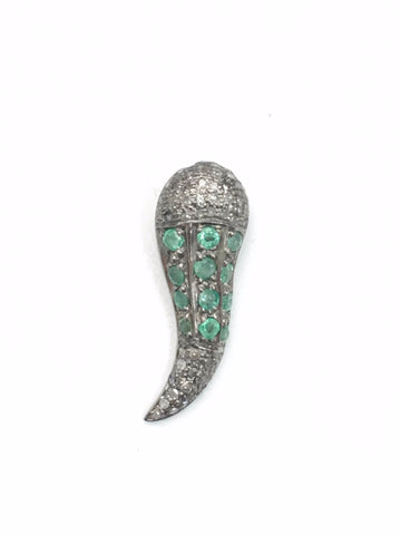 Pave Diamond Stone Bead