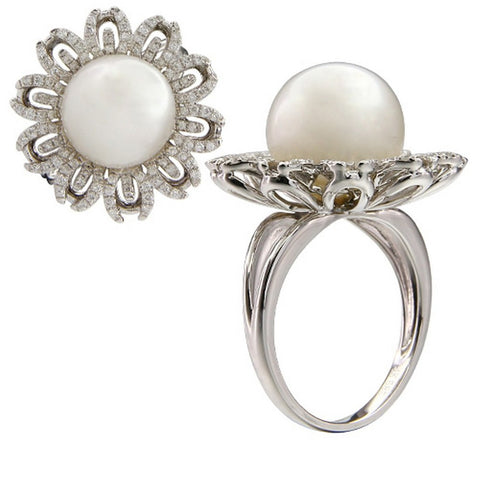 Pearl Flower Ring