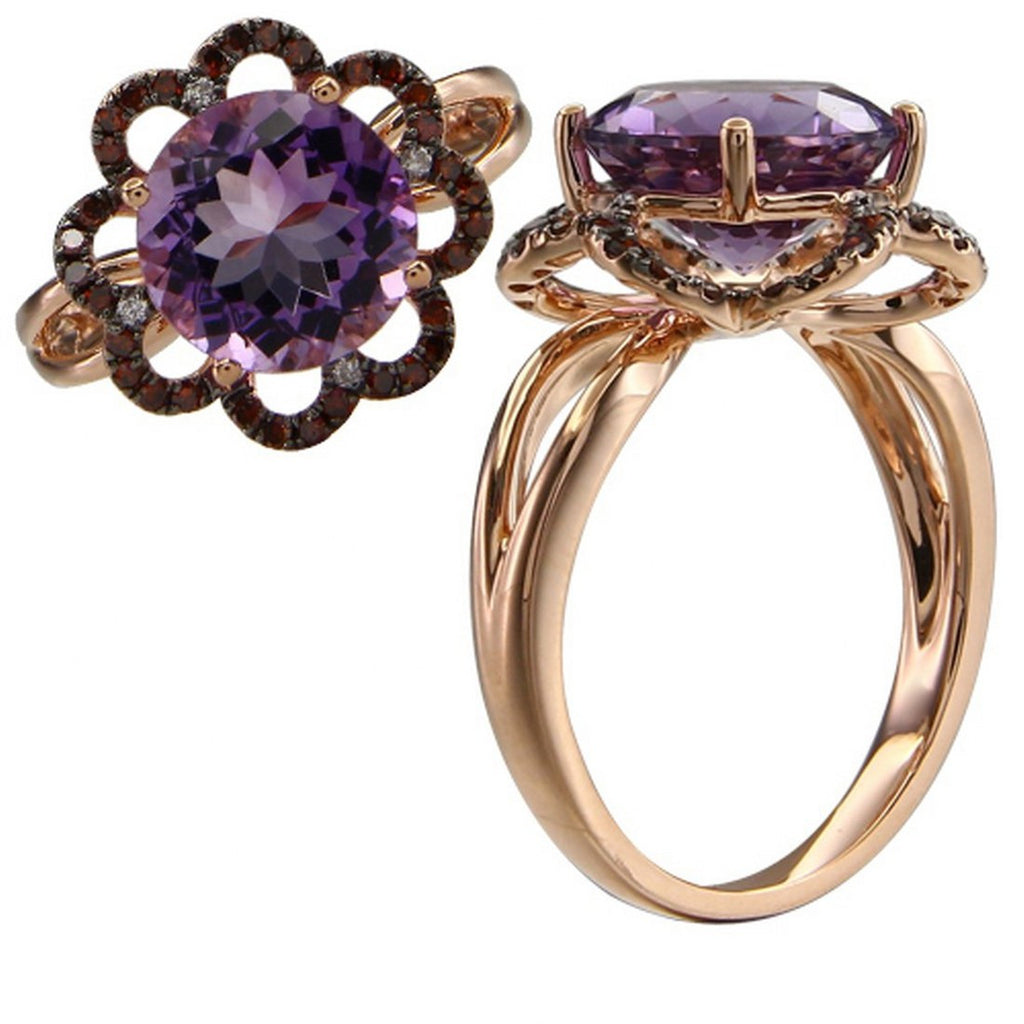 Purple Lotus Ring