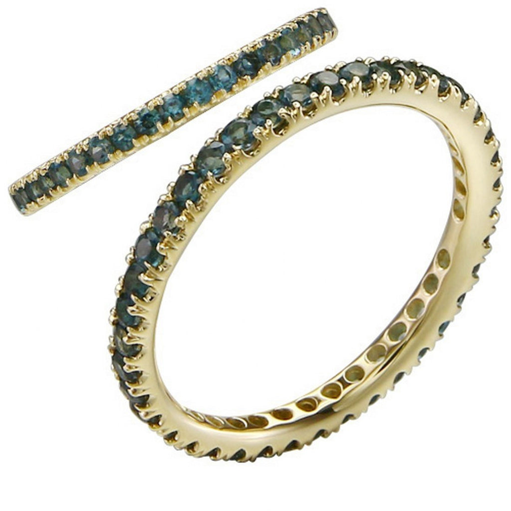 Stackable London Blue Topaz Ring