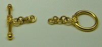 18K Gold Toggle Clasps (2g) - (Ask for Price)