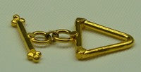 18K Gold Toggle Clasps (1.4g) - (Ask for Price)