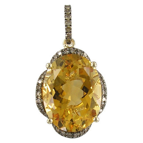 Carmalized Citrine Pendant